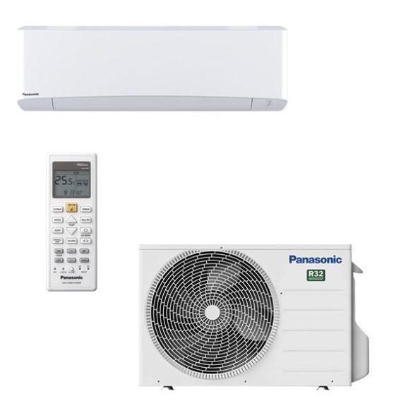 Panasonic ETHEREA típusú 2 kW-os inverteres fali klíma (fehér)