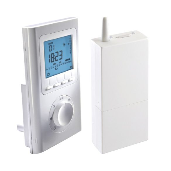 Vezeték nélküli LCD kijelzős szobai termosztát heti időzítővel
